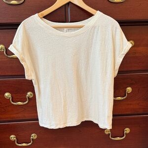 Casual Cream Women's Top